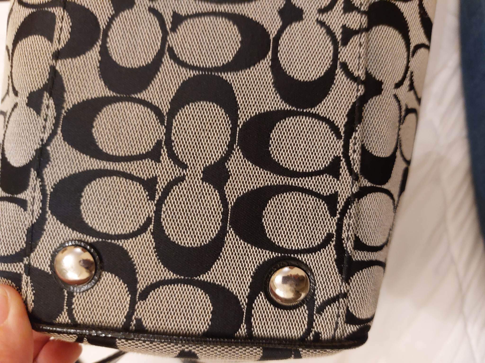 Coach Signature Pattern Satchel shops