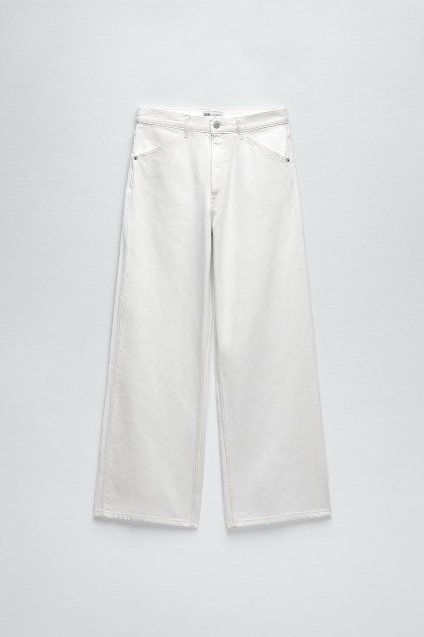 ZARA-WIDE LEG JEANS