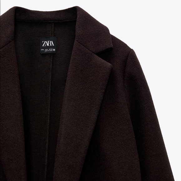 Zara Black Lapel Coat